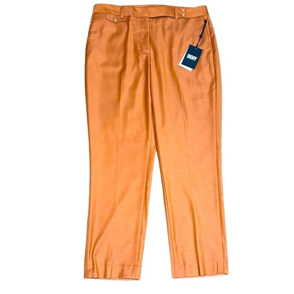 Dkny Pants - DKNY Rust Orange Dress Pants Size 10 NWT